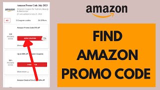 How to Find Amazon Promo Code 2023  Coupon Code [upl. by Grange]