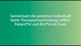 Gemeinsam Therapieentscheidungen beim Multiplen Myelom treffen Patientin amp Ärztin als Team [upl. by Ikkim]