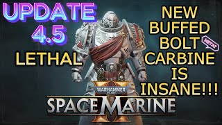 UPDATE 45 BOLT CARBINE IS INSANE  Warhammer 40K  Space Marine 2 [upl. by Hachman]