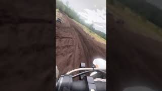 Riding tc85 around bostwick Mx handlebar pov [upl. by Nayarb424]