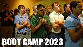 United States Marine Corps Recruit Training  Receiving 2023 [upl. by Merrilee357]