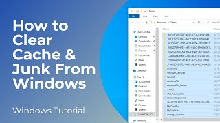 How to Clear Cache and Junk From Windows 10 and Windows 11 Free and Easy [upl. by Aldas]