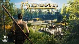 MYTH OF EMPIRES First 1 Hour of Gameplay  New Chinese SURVIVAL MMO in Unreal Engine 2024 [upl. by Lavinia]