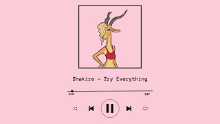 Shakira  Try Everything Zootopia lyrics [upl. by Bianca]