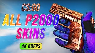 ALL P2000 Skins with Prices in CSGO  P2000 Skins Showcase 4K 60FPS [upl. by Yekram]