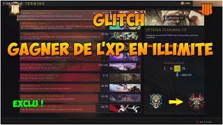 GLITCH BO4 MULTI  GAGNER DE LXP EN ILLIMITE  BLACK OPS 4 MULTIJOUEUR  EXCLU [upl. by Teiv]