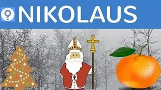 Wer war Nikolaus Woher kommt der Brauch Allgemeinwissen einfach erklärt [upl. by Naillimixam408]