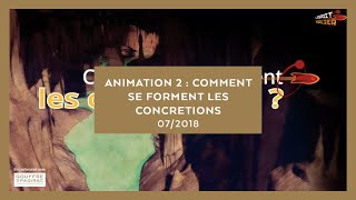 Animation 2  Comment se forment les concrétions [upl. by Naga]