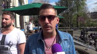 Interview Francesco Gabbani Italy 2017 at Eurovision in Concert [upl. by Enirahtak]