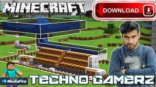 Download Techno GamerZ Castle With Smelting Farm Full Updated In MineCraft PE [upl. by Rey]