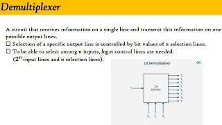 Demultiplexer part 01 [upl. by Coats]