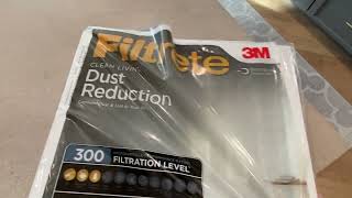 Filtrete 3m air filter [upl. by Netsyrk894]