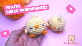 POLLITO Amigurumi para Principiantes Tutorial paso a paso [upl. by Yxel]