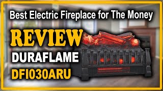 Duraflame DFI030ARU Electric Fireplace Heater Review  Best Electric Fireplace for The Money [upl. by Marissa]