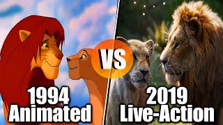 The Lion King 1994 vs 2019  Song Comparison [upl. by Adnima]