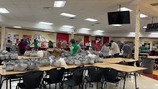 Thomasville volunteers serve over 1800 meals at Thanksgiving community event [upl. by Ecnarrat]