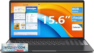 Laptops 156 Inch Laptop 8GB DDR4 256GB SSD Laptops Computer with Celeron Review [upl. by Ettevy465]