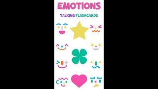 Emotions  talking flashcards for kids [upl. by Ashman]