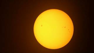 Soleil  Bresser Messier 1021000  oc 28mm  Zoom 15 x Smartphone 5 oct 24  Vidéo non traitée 1 [upl. by Elkin365]