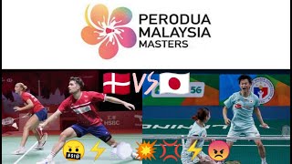 2022 Malaysia Masters 🏸  XD  WatanabeHigashino JPN 🇯🇵 VS ChristiansenBoje DEN 🇩🇰 [upl. by Airdnahs556]