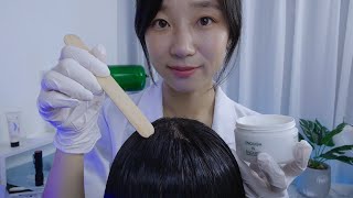 ASMR Dermatologist Scalp Check amp Treatment [upl. by Marcille]