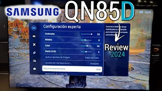 Samsung QN85D Review Tizen OS Modelo 2024 miniled [upl. by Lledniw]