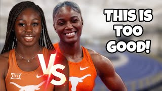 Rhasidat Adeleke vs Julien Alfred Indoor 200m  Track And Field 2024 [upl. by Sibylle]