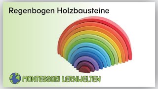 Regenbogen Holzbausteine [upl. by Iht]