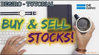 DEGIRO  Trading Tutorial [upl. by Viscardi]