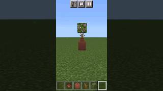 Minecraft mine flowering azalea tree  how to create a mine flowering azalea tree viral minecraft [upl. by Calvinna]