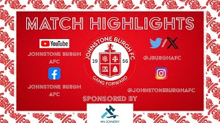 HIGHLIGHTS  Johnstone Burgh 02 Stenhousemuir [upl. by Eada]