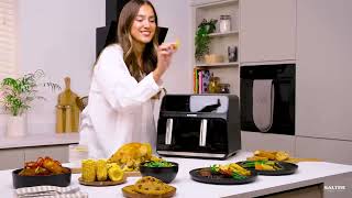 Salter Introducing  Fuzion Dual Air Fryer  Modern Kitchen Essentials [upl. by Azmuh236]