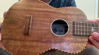 BeltonaFrancis Concert Ukulele  Koa top Fibreglass back amp sides [upl. by Yeleen]