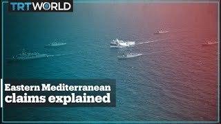 TurkeyGreece eastern Mediterranean claims explained [upl. by Galliett]