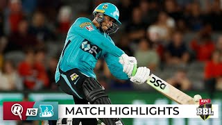 Bartlett Khawaja stand up as Heat overpower Renegades  KFC BBL12 [upl. by Aikenat354]