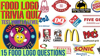 quotFood Logo Trivia Quizquot Test Your IQ Level [upl. by Ailefo]