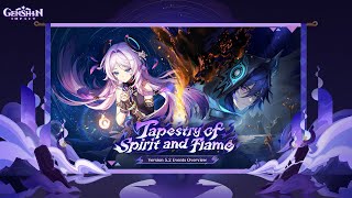 Version 52 quotTapestry of Spirit and Flamequot Events Overview  Genshin Impact [upl. by Ardisi]