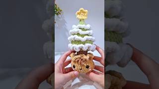 Christmas Trees 🎄 pattern released links in Bio amigurumi crochet handmade diy christmas [upl. by Ashford]