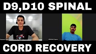 D9D10 SPINAL CORD RECOVERY  spinalcord spinalcordinjury recovery spine [upl. by Atinauq]