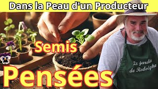 Préparer son Jardin pour le Printemps  Semis des Pensées Cornuta et autres Bisannuelles [upl. by Sedda]