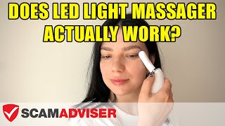 Luminesce Review  Does This LED Light Face amp Neck Massager Actually Work Is True Beauty Legit [upl. by Helbonna]