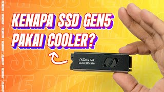 Kenapa SSD Gen5 Harus Pakai Cooler Ft Adata Legend 970 NVMe Gen5 2TB [upl. by Ellenrad]