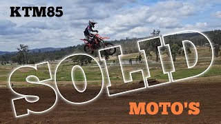 Solid motos MX1 amp MX2 practice for the boys 2023 motocross motokids moto dirtbike gatedrop [upl. by Fein]