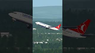 Turkish Airlines Flight Takeoff from Naples International Airport [upl. by Tolland240]