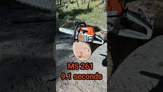 Stihl MS261 CM vs MS362 CM the rematch 001 Shorts [upl. by Pinette]