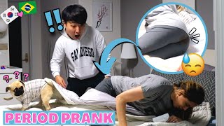 Period Prank on My Korean Boyfriend And See How He React [upl. by Adelia]