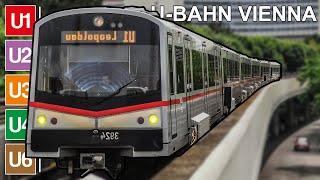 🇦🇹 Vienna UBahn  All the Lines  Alle Linien  Wiener UBahn 2023 4K [upl. by Dollie]