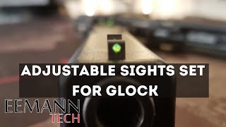 ADJUSTABLE SIGHTS SET FOR GLOCK [upl. by Maurene]