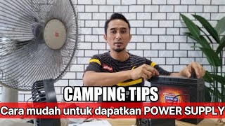 CAMPING TIPS  BATERI KERETA 12V  POWER INVERTER 4000W Cara mudah utk anda dapatkan bekalan letrik [upl. by Fabien110]