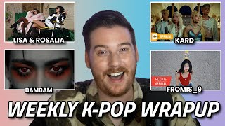 LISA BAMBAM KARD amp fromis9 Reactions KPop WrapUp  81624 [upl. by Lebasiram]